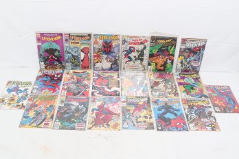 Lot Of Marvel Spider Man Comic Books Including #1
