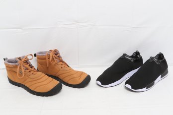 Two Pairs Of Men's Shoes  Size 11.5