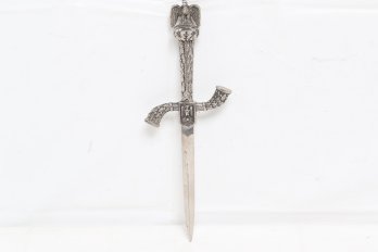 Ornate Metal Mini Dagger/letter Opener