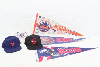 Collectible Sports Baseball Caps And Pennants