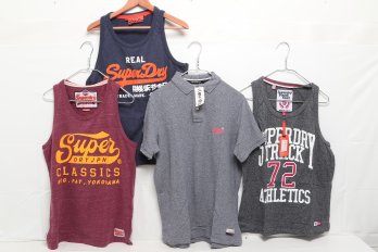 Four Superdry Men's Shirts Size X And XL   -  New With Tags