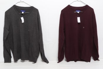 Two Sears Men's Sweaters Size L  - New With Tags