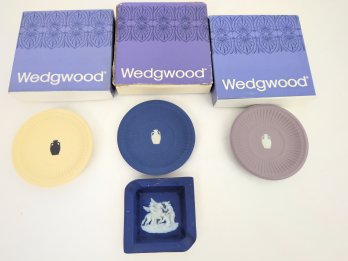 Group Of Small Wedgwood Plates With Portland Vase