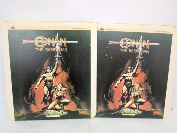 2 Part Conan The Barbarian Laser Disc Movie