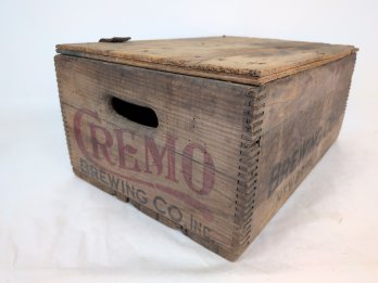 Vintage Cremo Wood Crate