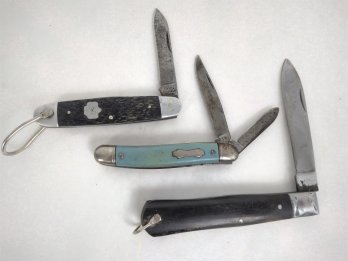 Mixed V8mtage Pocket Knife Lot