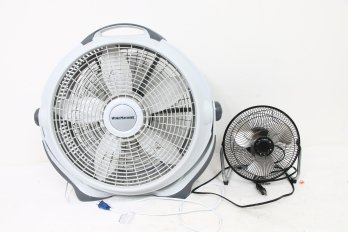 Pair Of Circulating Fans - Large Fan Made By LESKO