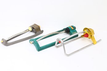 Group Of Lawn Sprinklers