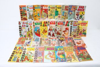 Large Group Of Vintage SAD SACK Comic Books