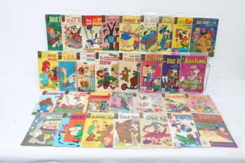Large Group Of Gold Key Walt Disney Hanna-barbera Comic Books