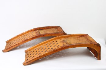 Pair Of Vintage Metal Ramps