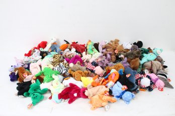 Large Group Of TY's Beanie Babies