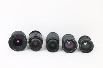 Group Of Vintage Photo Lenses