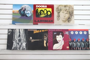 Group Of Vintage LP33 Vinyl Records - The Doors, Duran Duran, Devo, Peter Gabriel, Emerson Lake & Palmer,