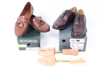 Pair Of Mens Shoes Loafers From NUNN BUSH & ROCKPORT Size 9