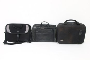 Group Of 3 Laptop And Accessories Bags Including Samsonite, Wilson Leather And Targus