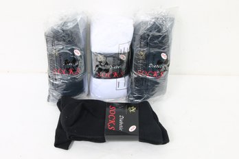 NINGBO BODA DIABETIC SOCKS 4 PACKS TOTAL OF 24 SOCKS SIZE 10-13 - NEW NEVER WORN
