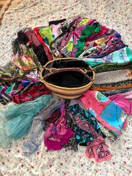 Huge Group Of Women's Scarves High Quality Mostly From European Countries - Total Count Is Over 50