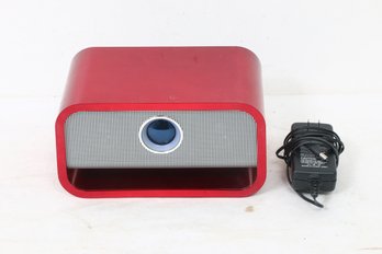 Brookstone Big Blue Bluetooth Speaker With Power Adapter - Working Great