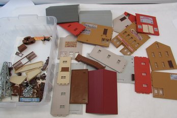 1995 Ertl Cow Town Play Set