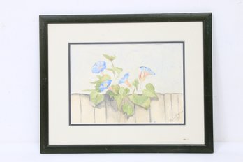 1996 Watercolor Signed By The Artist