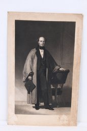Antique 1859 Large Print Portrait Of Forbes Benignus Winslow Published By McLean In London