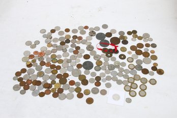Large Group Of International Coins