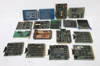 Large Group Of Vintage Computer Circuit Boards
