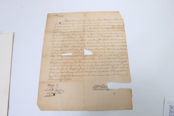 18th Century TORTOLA BVI Quaker Merchant William Pickering Signed Power Of Attorney To Philadelphia Merchants