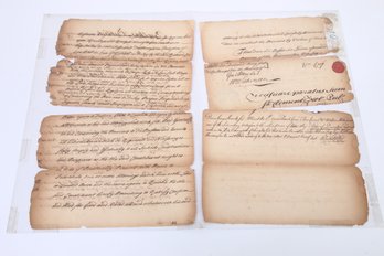 1733 London Power Of Attorney To Capt Posthumus Thornton Recorded 1734 Prince Georges County Maryland