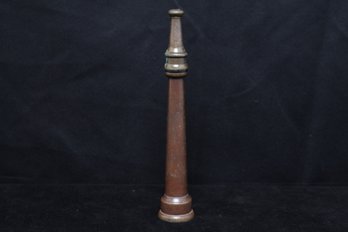 Antique Brass Fire Hose Nozzle