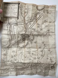 Association Copy 1711 Mercure Galant, Par Mr. Du Fresny, Mois De Juillet 1711,   Map Of The Siege Of Bouchain