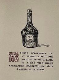 (Alcohol) Printed By Mourlot, Histoire De La Benedictine /History Of The Benedictine