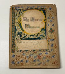Watercolor Manuscript, La Bonne Chanson By Paul Verlaine January 31 1917