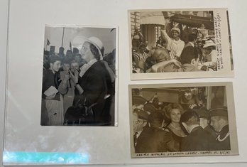 Cannes Film Festival Sophia Lauren 3 Original 5x7 Photographs By Mario Marquet, 1950s