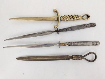Group Of Vintage Letter Openers
