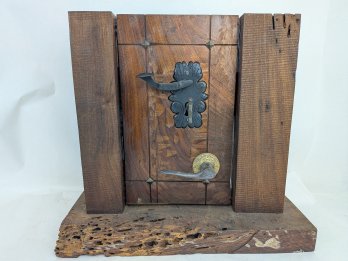 Antique Door With 18th Century Lock And Key