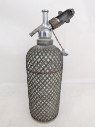Vintage Wire Wrapped Seltzer Bottle