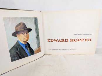 Edward Hopper Art Book By Lloyd Goodrich