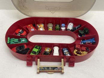 Toy Car Lot Cars The Movie Carry Case Hot Wheels Matchbox Disney