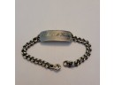 Vintage Elco Sterling Silver ID Bracelet - 1950s .75oz #131174