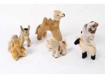 Group Of Vintage Steiff Animals