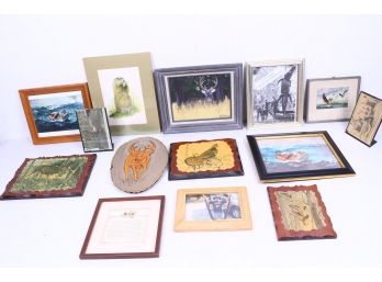 Group Of Hunting Related Pictures