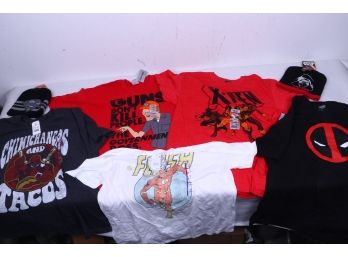 Group Of Clothes With Superhero's Images New With Tags