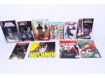 Group Of Action Comics Books And Magazines