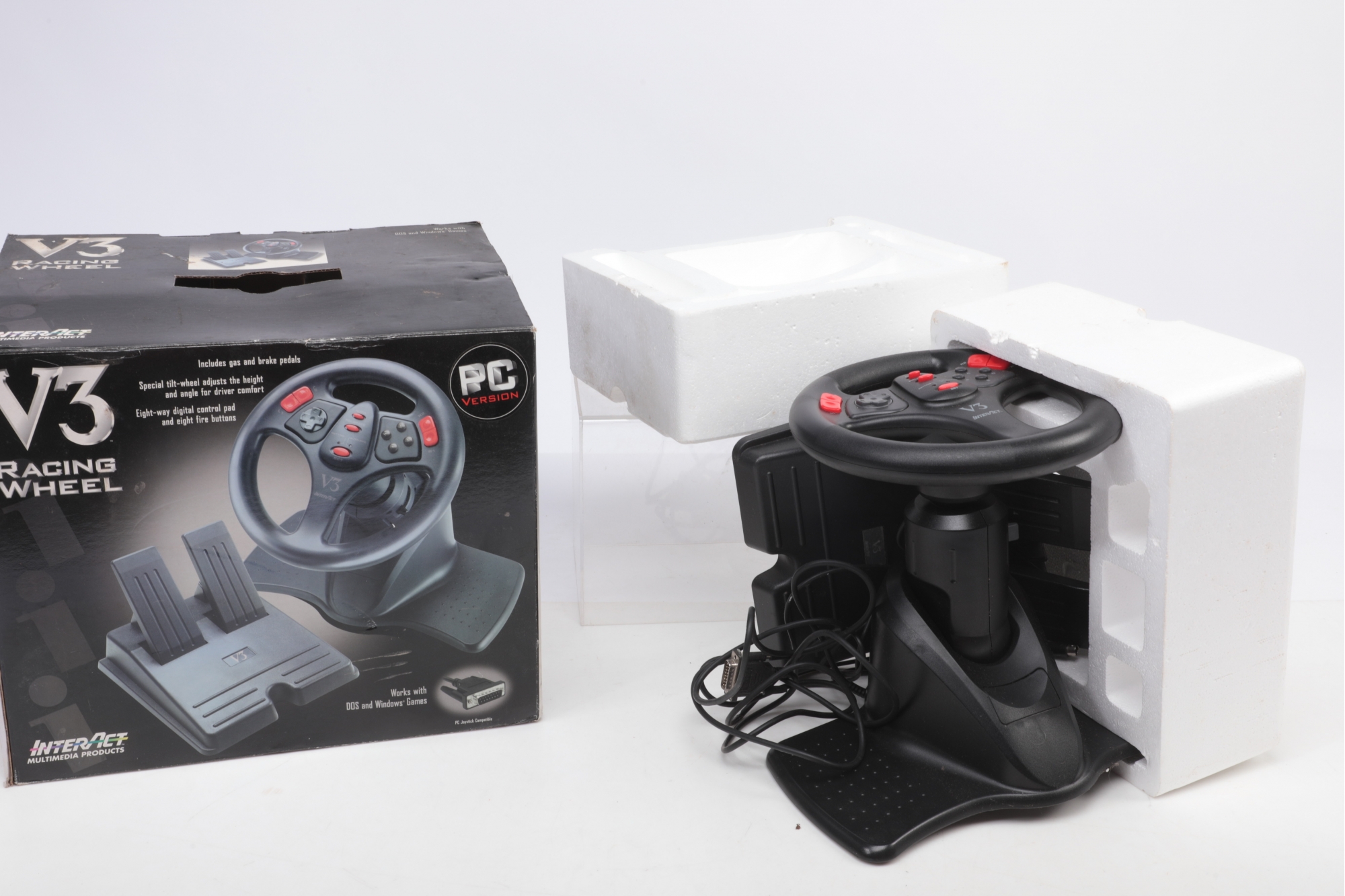 Vintage V3 Computer Racing Wheel #180547 | Auctionninja.com