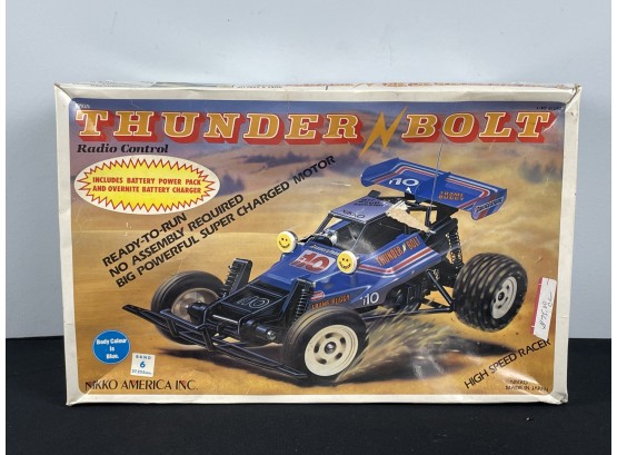 NIKKO 1/10 THUNDERBOLT ラジコンカー 海外製 ジャンク品 Vintage Nikko America Inc. Thunder Bolt Remote Control RC Car