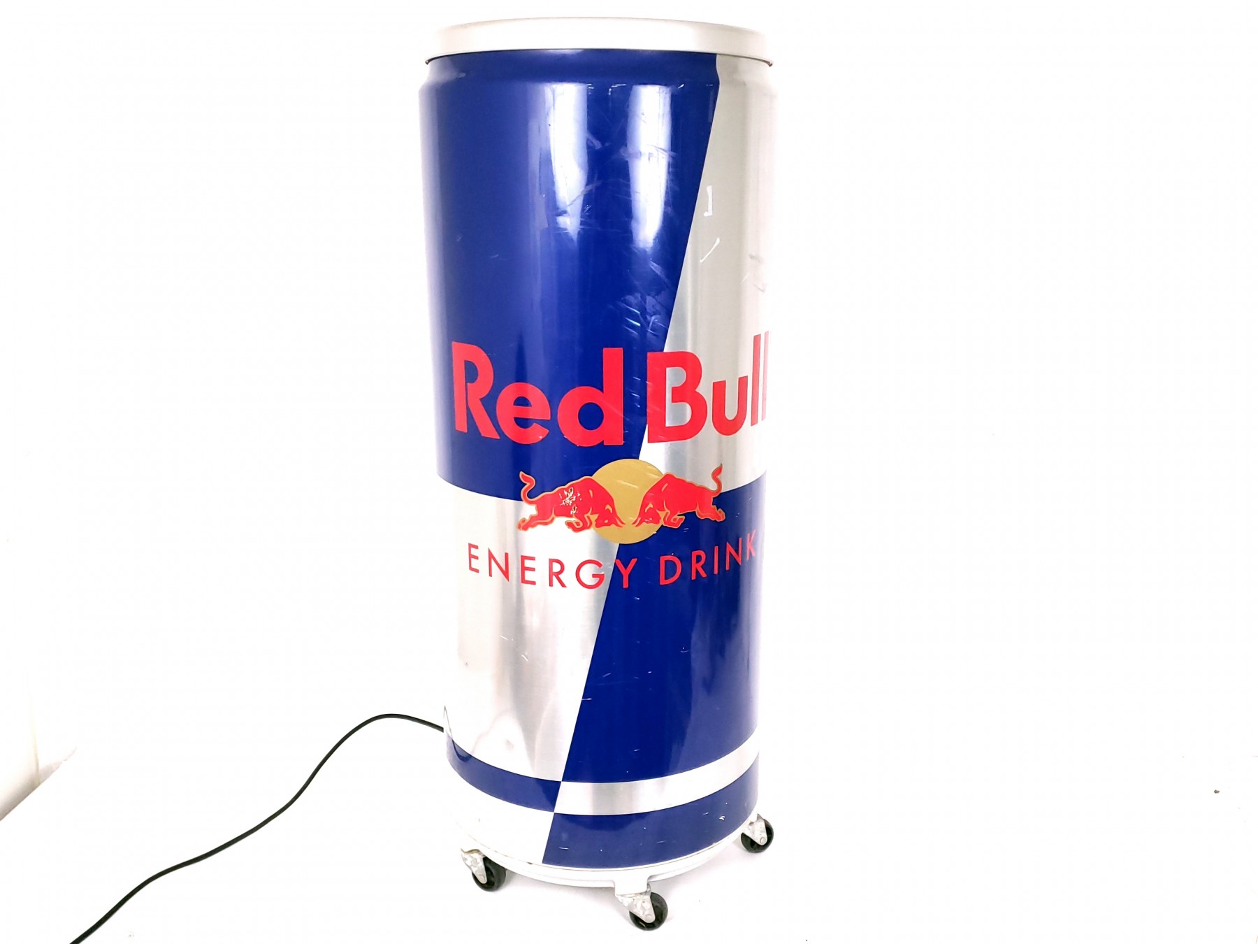 Beverage Cooler Tall Red Bull Fridge Redbull Can Fridge