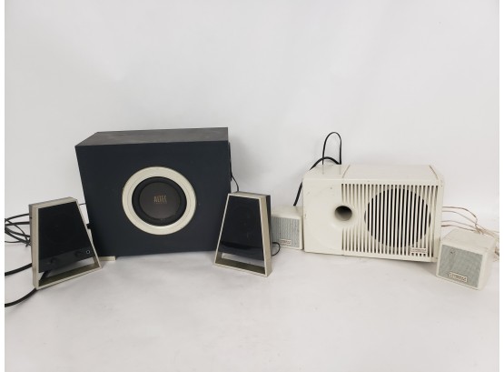 Vintage Computer Speakers, Altec Lansing And Cambridge Soundworks