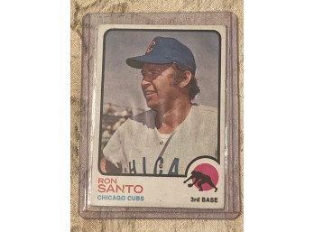Ron Santo 1973 Topps Baseball Card #115 Chicago Cubs Vintage MLB